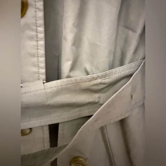 VTG 80’s Burberrys Trench Coat Full Removable Lining Nova Women’s 14 Extra Long - Picture 9 of 16